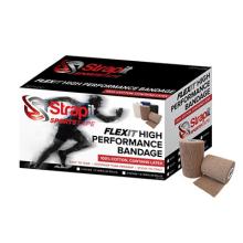 Flexit High Performance Bandage, 3 inch X 6 yard roll, case of 16 rolls, Tan