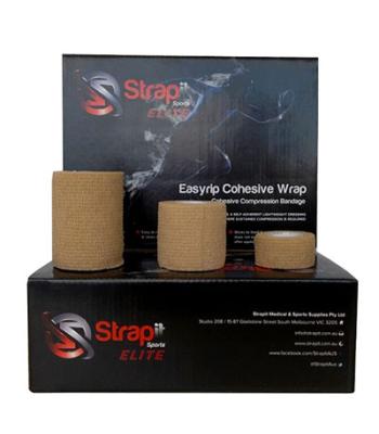 Strapit Professional Cohesive Bandage LF, 1in x 11 yds, Box of 24