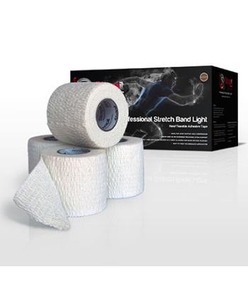 Strapit Pro Stretchband Light, White, 2 in x 7.5yds, Box of 24