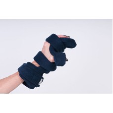 Comfy Splints, Opposition Hand/Thumb Terry Cloth Headliner Orthosis, Adult, Navy, Right