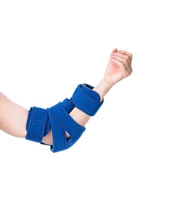Comfyprene Elbow Splint Orthosis, Adult, Light Blue