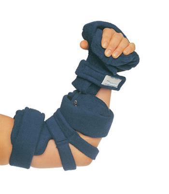 Comfy Splints, Combination Elbow-Hand Orthosis Goniometer with Full Hand
