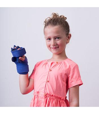 Comfyprene Hand/Thumb Orthosis, Pediatric, Light Blue, Medium