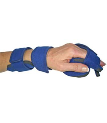 Comfy Splints, Comfyprene Hand Separate Finger Splint, Pediatric, Large, Dark Blue, Left