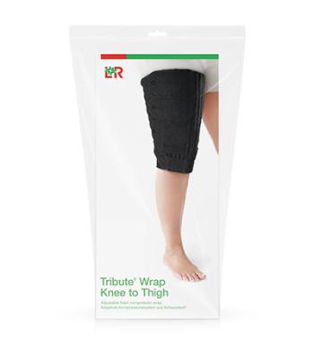 Tribute Wrap, Knee to Thigh (LE-DG), Medium, Long, Left
