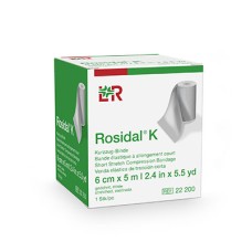 Rosidal K Short Stretch Elastic Bandage, 2.4 in x 5.5 yds (6 cm x 5 m)