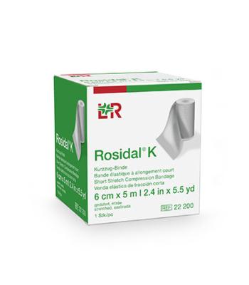 Rosidal K Short Stretch Elastic Bandage, 2.4 in x 5.5 yds (6 cm x 5 m), Case of 20