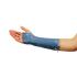 Orfizip Light NS antibacterial wrist orthoses w/zipper, small, 2.5mm micro perforated, atomic blue