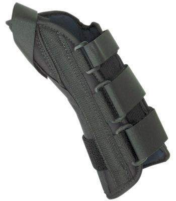 8" soft wrist splint right, x-small, 5-6.5" with abducted thumb