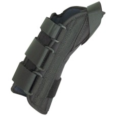 8" soft wrist splint left, small 6-7" with abducted thumb
