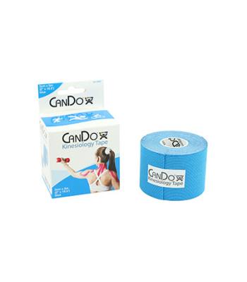 CanDo Kinesiology Tape, 2" x 16.5 ft, Blue, 10 Rolls