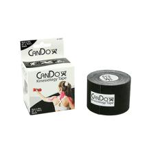 CanDo Kinesiology Tape, 2" x 16.5 ft, Black, 10 Rolls