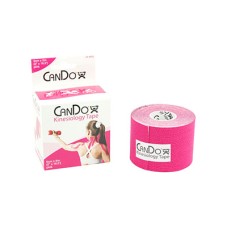 CanDo Kinesiology Tape, 2" x 16.5 ft, Pink, 1 Roll