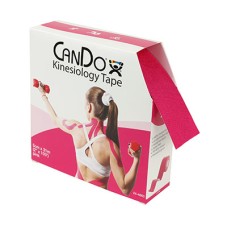 CanDo Kinesiology Tape, 2" x 103 ft, Pink, 1 Roll