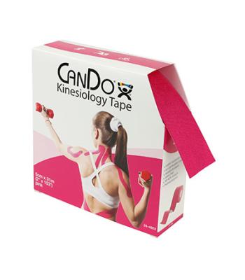 CanDo Kinesiology Tape, 2" x 103 ft, Pink, 1 Roll