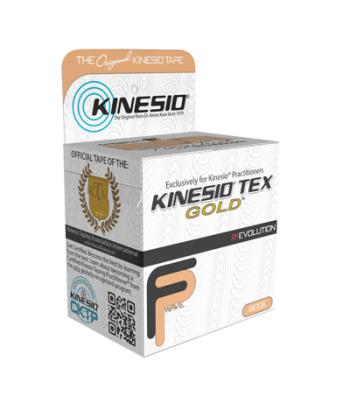 Kinesio Tape, Tex Gold FP, 2" x 5.5 yds, Beige, 1 Roll
