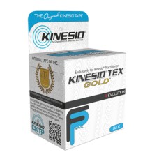 Kinesio Tape, Tex Gold FP, 2" x 5.5 yds, Blue, 1 Roll