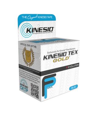 Kinesio Tape, Tex Gold FP, 2" x 5.5 yds, Blue, 1 Roll