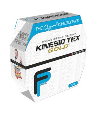 Kinesio Tape, Tex Gold FP, 2" x 34 yds, Blue, Bulk Roll