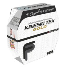 Kinesio Tape, Tex Gold FP, 2" x 34 yds, Black, Bulk Roll