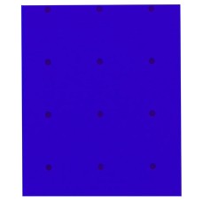 Manosplint Ohio F Perf 1/8" x 18" x 24" 1% Perf Blue/Grey Fabric, 1 sheet