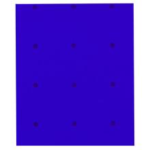 Manosplint Ohio F Perf 1/8" x 12" x 18" 1% Perf Blue/Grey Fabric, 1 sheet