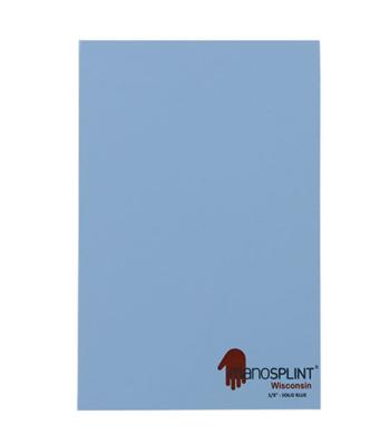 Manosplint Wisconsin Solid 1/8" x 12" x 18" Solid Blue, 1 sheet