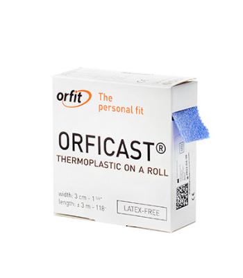 Orficast Thermoplastic Tape, 1" x 9', Blue
