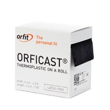 Orficast Thermoplastic Tape, 2" x 9', Black