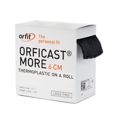 Orficast More Thermoplastic Tape, 2" x 9', Black, Case of 6