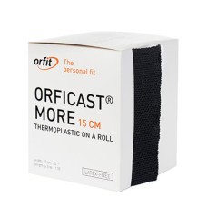 Orficast More Thermoplastic Tape, 6" x 9', Black, Case of 6