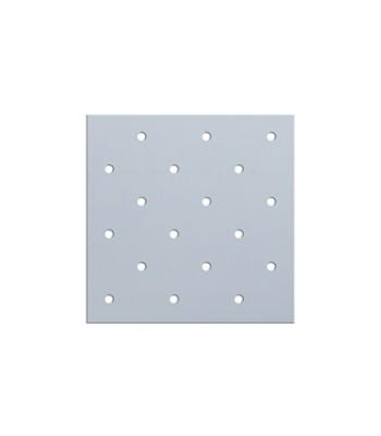 Orfit Colors NS, 18" x 24" x 1/8", mini perforated 3.5%, sonic silver, metallic