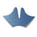 Orfit Colors NS Precuts, gauntlet thumb post splint, 1/12" micro perforated 13%, atomic blue, medium