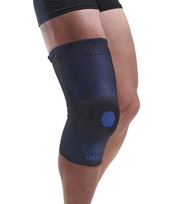Uriel Genusil Rigid Knee Sleeve, Patella Support, X-Large, Blue