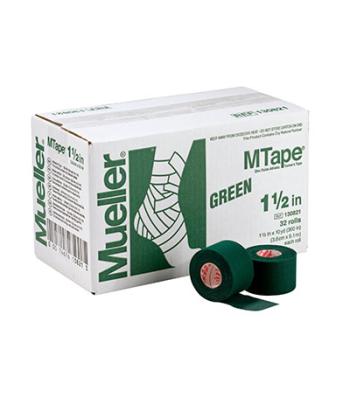 Mueller MTape, Green, 1.5" x 10 yd - 32 rolls