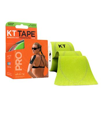KT TAPE PRO, Precut 10" Strip (20 each), Winner Green