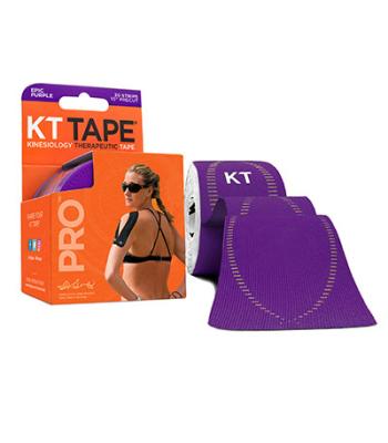 KT TAPE PRO, Precut 10" Strip (20 each), Epic Purple