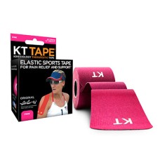 KT TAPE Cotton, Precut 10" Strip (20 each), Pink