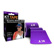 KT TAPE Cotton, Precut 10" Strip (20 each), Purple