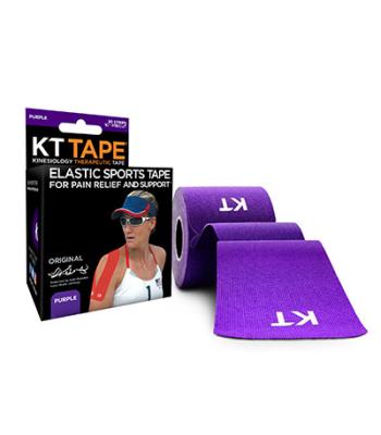 KT TAPE Cotton, Precut 10" Strip (20 each), Purple