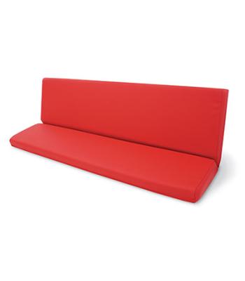 Red Hinged Seat Cushion