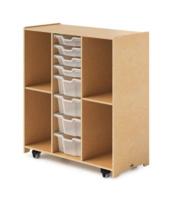 Mobile Backpack And Tray Cabinet