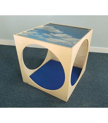 Acrylic Top Playhouse Cube With Floor Mat Set