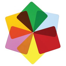 Color Wheel Squares, Set Of Six