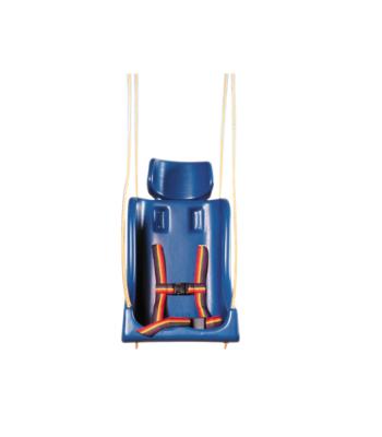 Full support swing seat without pommel, medium (teenager), with rope
