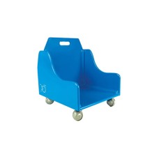 Tumble Forms 2-Piece Mobile Floor Sitter - Wood Base ONLY - medium - blue