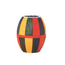 Barrel Roll (multi-colored) 38"L x 32"Diam.