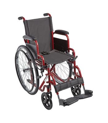 Ziggo 14" Wheelchair, Red
