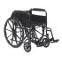 Drive, Silver Sport 1 Wheelchair with Full Arms and Swing away Removable Footrest