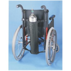 Wheelchair accessory, oxygen tank holder